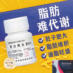 吃什么提高代谢慢促进新陈代谢组合装减肥复合维生素B片奥利司他