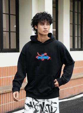 OTB美式潮牌印花圆领套头卫衣皇冠胶印 OTB020012