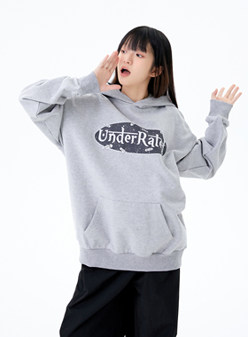 OTB美式潮牌滑板字母印花套头卫衣 OTB020032