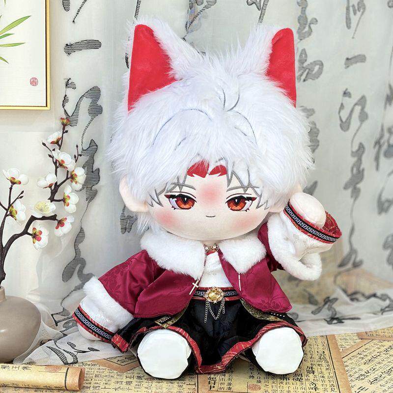 策策虎烟雨海棠40cm棉花娃娃衣坐体一番赏替换无属性公仔玩偶衣服