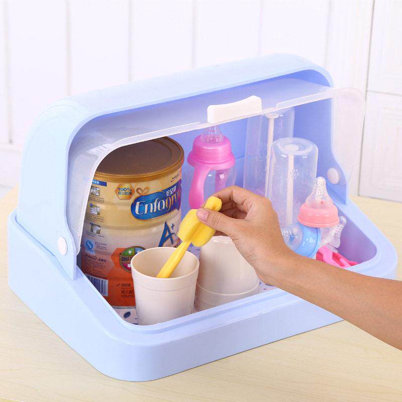 水杯架放玻璃杯子的沥水托盘收纳置物架箱防尘带盖盒创意家用挂架