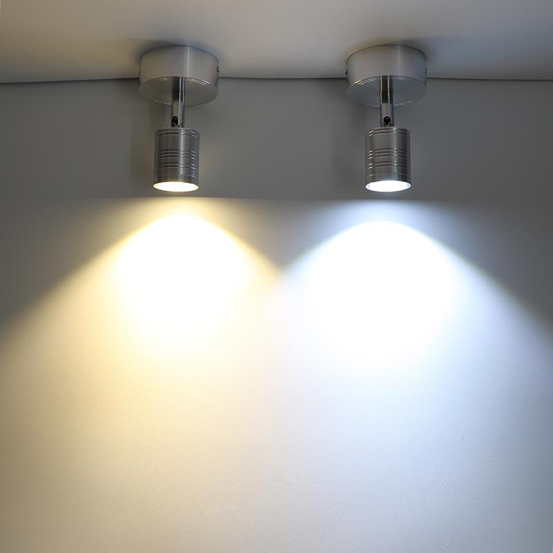 小山丘射灯led天花灯 电视背景墙吸顶明装射灯可调角度筒灯嵌入式