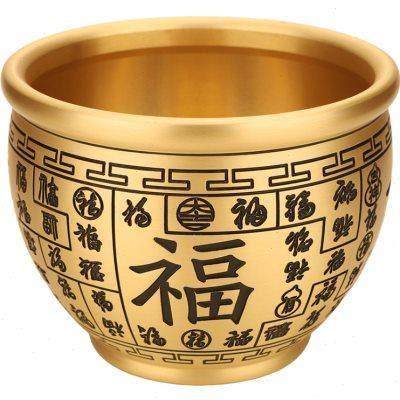 全铜百福缸摆件聚宝盆铜炉聚财纳福家居客厅办公室店铺装饰工艺品,家居饰品,桌面摆件,淘宝优惠券,粉丝福利购,淘宝优惠卷