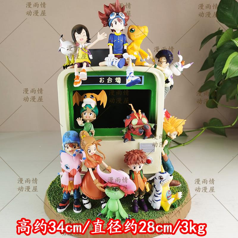 数码宝贝全家福gk 初的回忆 大型手办桌面摆件动漫周边模型礼物