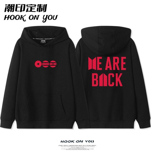 2026防弹少年团BTS回归周边同款连帽卫衣男女应援服秋冬休闲外套