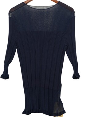 睐家精选品牌女装高端休闲时尚气质百搭女藏蓝/绿色上衣-29077