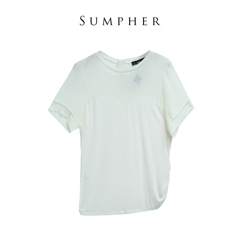 YWR夏专柜折扣精选品牌女装高端气质时尚白色上衣-88096,女装/女士精品,衬衫,淘宝优惠券,粉丝福利购,淘宝优惠卷