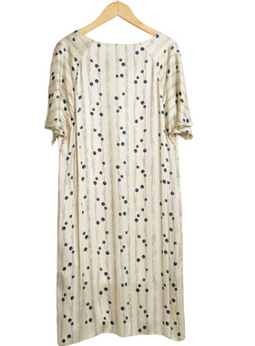 【卡利亚里】A2折扣女装撤柜品牌折扣气质杏蓝色连衣裙-L0045