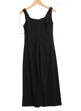 【佗寂】A1装新款高端洋气通勤气质黑色连衣裙-2L336