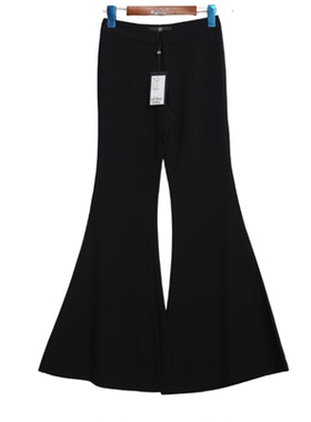 AM折扣女装高端洋气百搭气质女士黑色裤子A1-51710