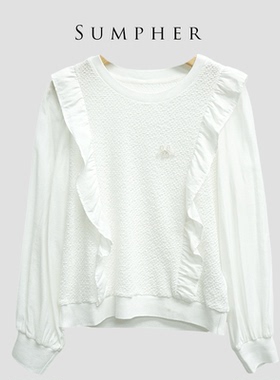 【广州杰哥Jack】Sumpher CC家专柜新款气质白色套头衫-28221