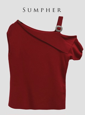 【广州杰哥Jack】Sumpher哥文家专柜新款时尚红色套头衫-36210