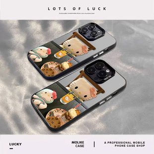 餐桌KT猫适用苹果16可爱手机壳iphone15promax华为pura80荣耀mate70小米nova14红米opporeno三星vivo一加iQOO