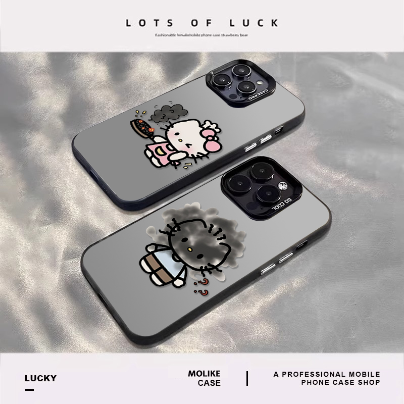 做饭凯蒂猫适用苹果16情侣手机壳iphone15promax华为pura80荣耀mate70小米nova14红米opporeno三星vivo一加女