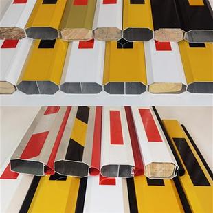 拦车八角小区门禁起落直杆门卫铝合金升降杆伸缩栅栏门道闸栏杆