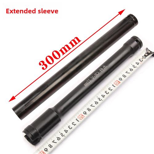 电动扳手开口扩展套筒头14套筒扩展六角开口平口槽口套筒300mm