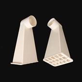 PVC屋面排水管110侧墙雨水斗87型侧排漏斗天台落水斗新型地漏 包邮