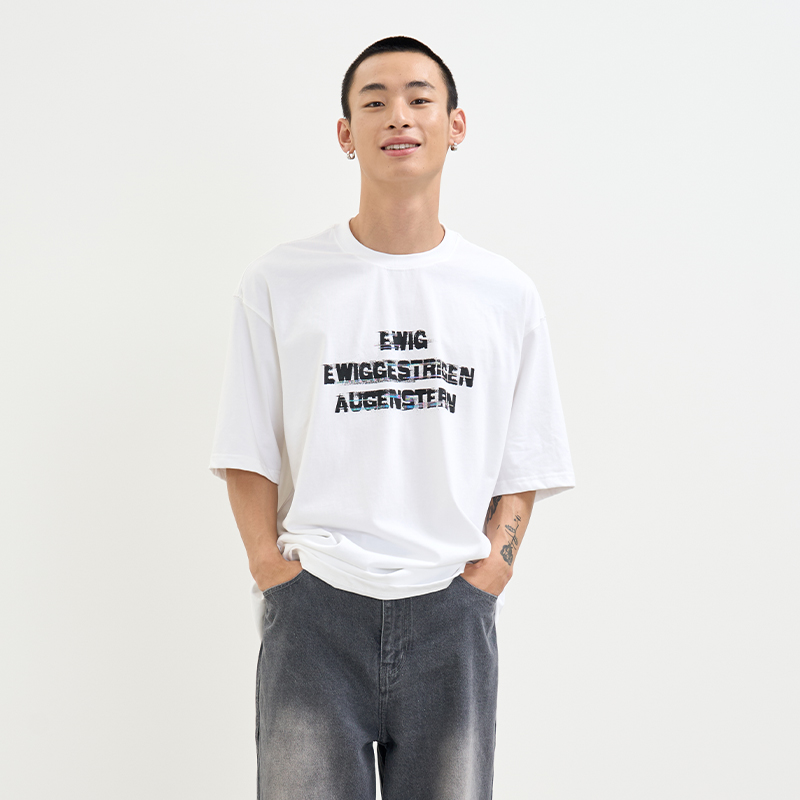 EWIG卡机喷墨印花短袖T恤