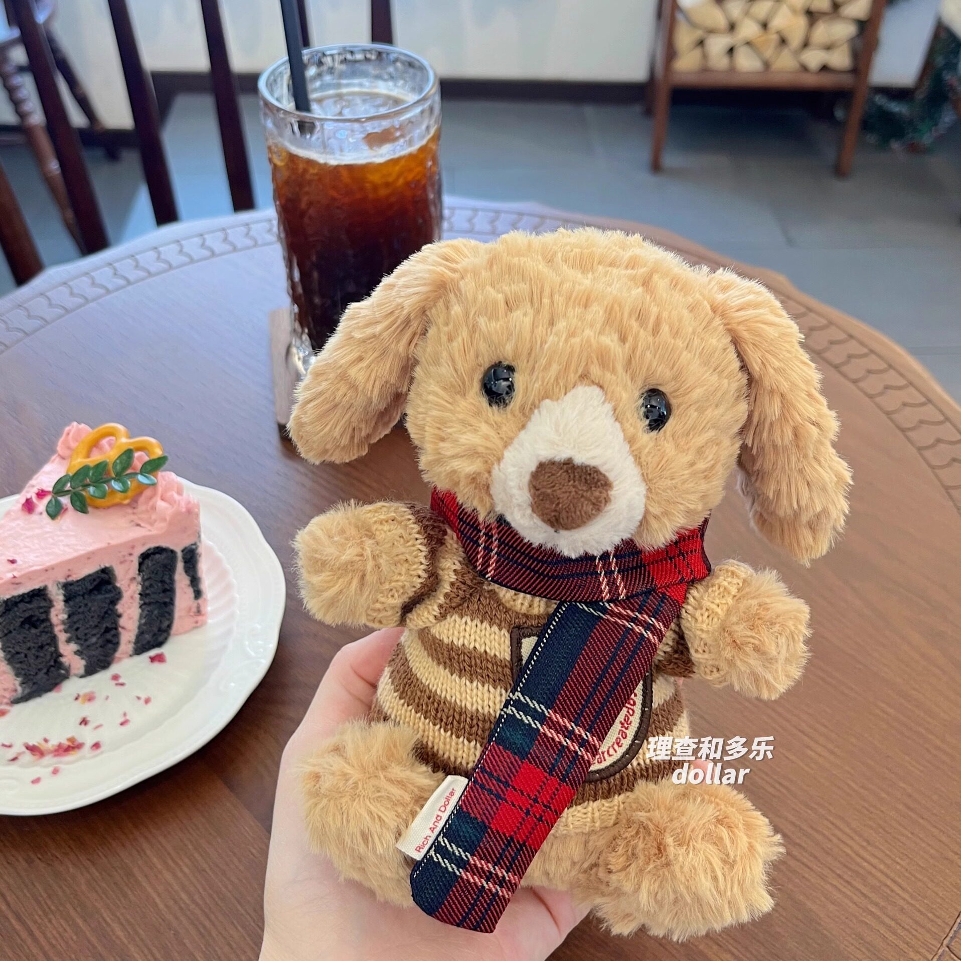 Yummy狗衣服甜美小兔娃衣Jellycat巴塞罗熊衣服18cm英伦条纹毛衣图片