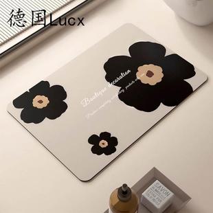 德国Lucx浴室地垫防滑软硅藻泥吸水脚垫洗手间地毯卫生间门口垫子