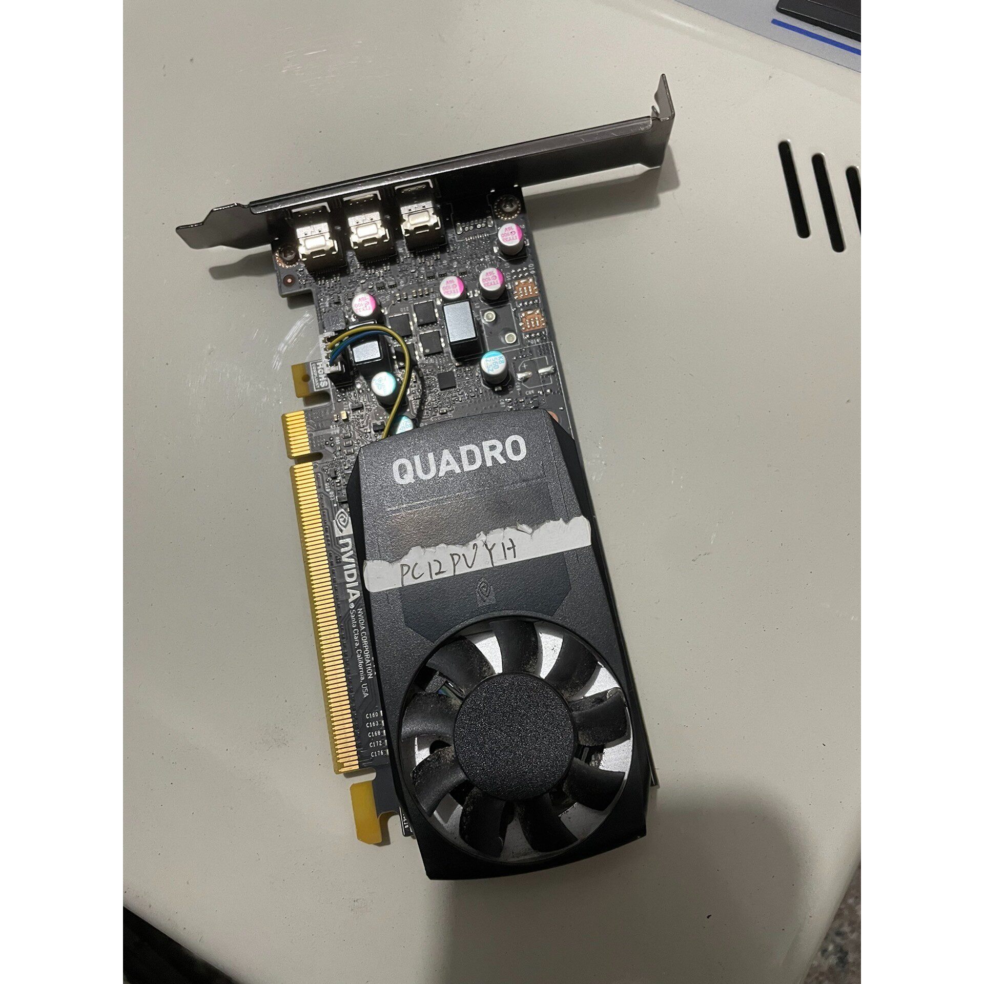 原装丽台p400半高显卡专业图形卡2g显存ug/sw/cad询价