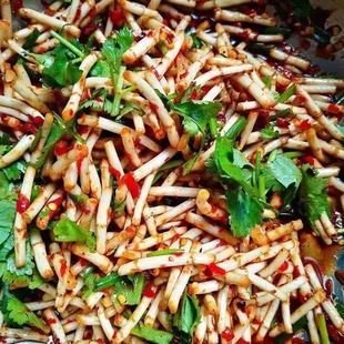 腌剁椒下饭菜鱼腥草 凉拌折耳根酸辣即食新鲜鱼腥草罐装 冲量