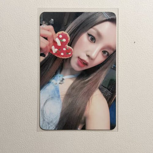 gidle 娃 宋雨琦小卡 mini6 wm1.0琦 特典卡琦 饼干爱心琦