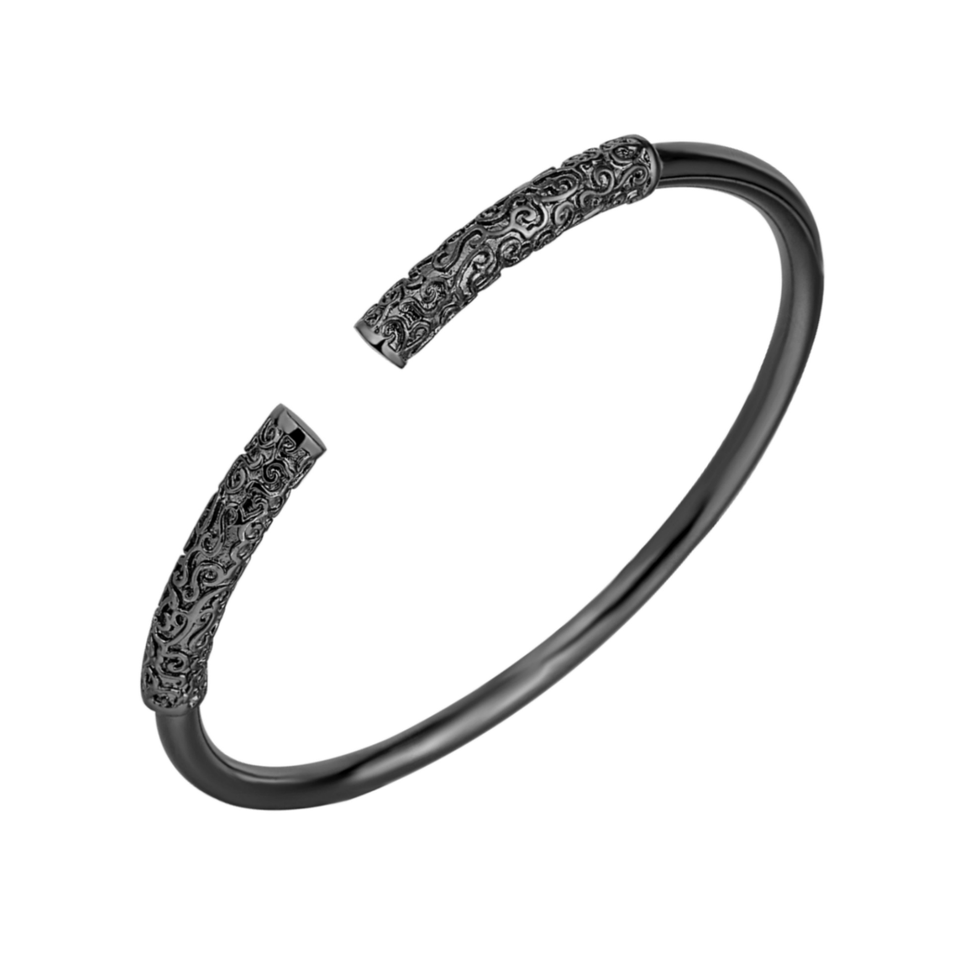 钻石之乡河南柘城河南人工钻石复古民族风金箍棒手镯 男女网红抖