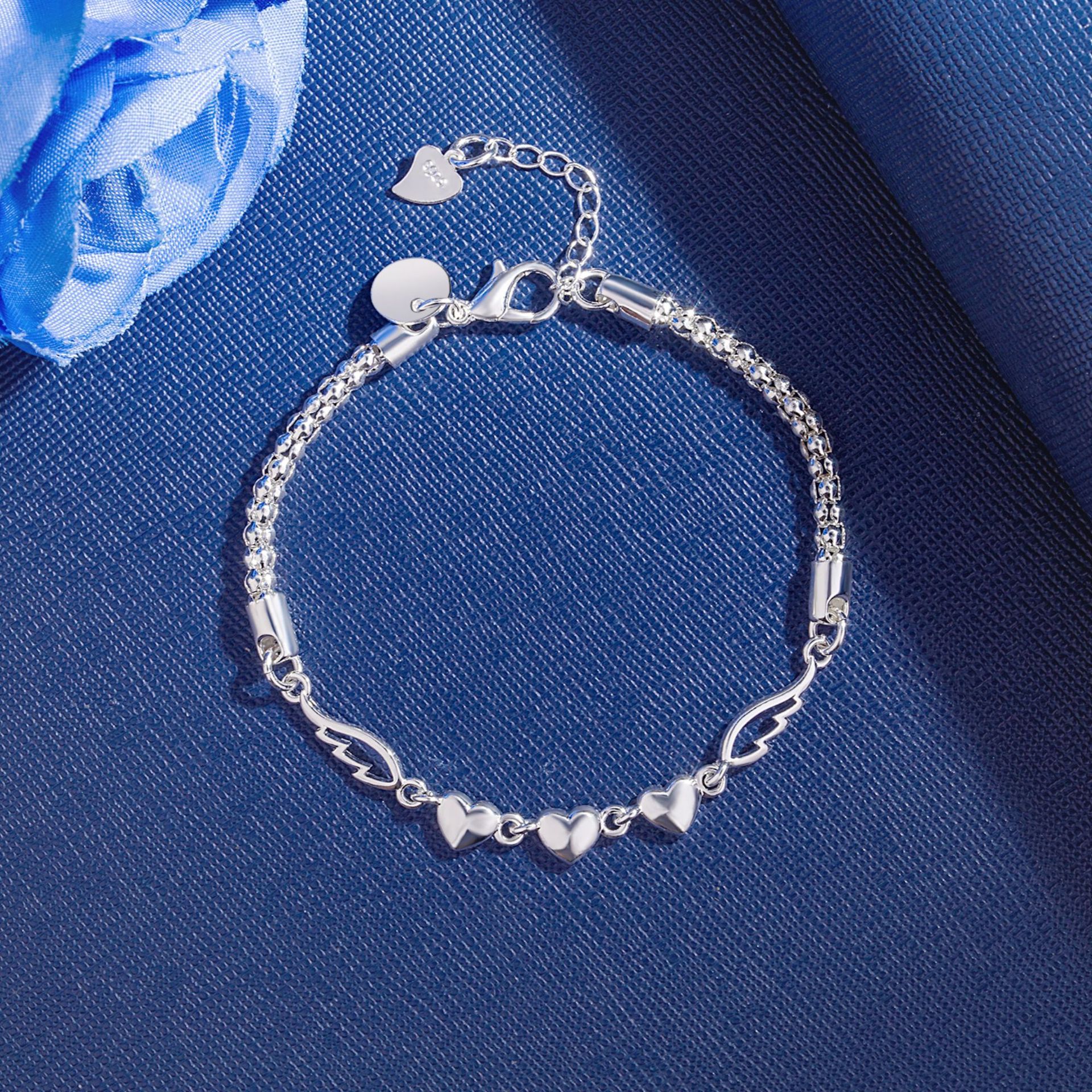 钻石之乡河南柘城河南人工钻石欧美时尚新款饰品eBay流行桃心爱心