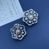 源头工厂淡水珍珠小灯泡3 6mm几乎无暇S925精工银两用扣高档a2858