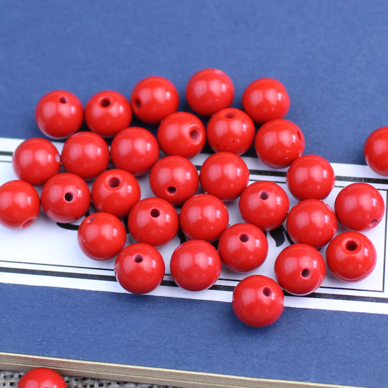 菩提之乡中国海南厂家朱砂散珠DIY佛珠串珠星月菩提配饰手链项链