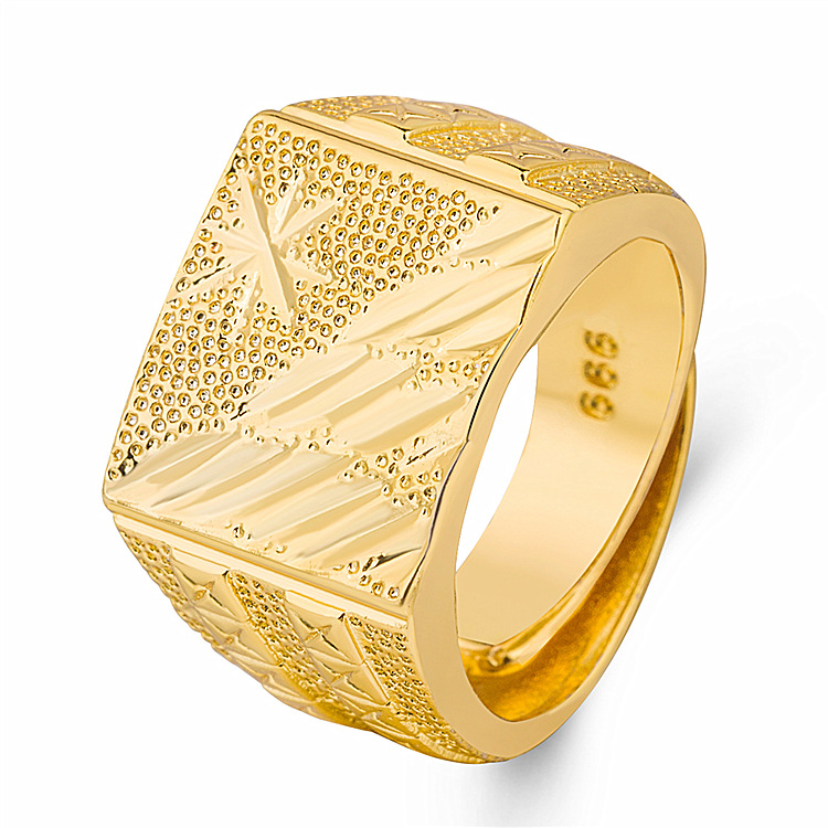 钻石之乡河南柘城河南人工钻石热卖车花桑叶戒指 日韩饰简约车花