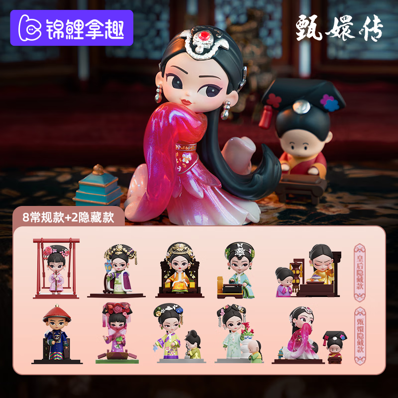 KKV锦鲤拿趣甄嬛传官方系列3.0盲盒手办玩具摆件女生礼物
