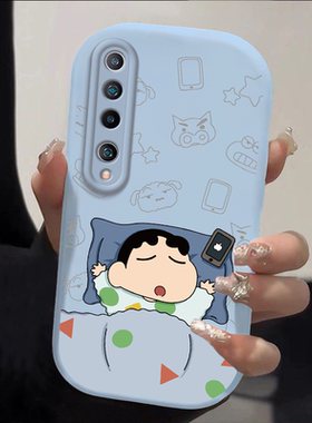 睡觉小新适用小米10手机壳mi米10s新款可爱卡通创意全包mini10防摔硅胶网红爆款新品外壳保护套男女软壳