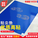 粘灰尘脚垫家用无尘室车间门口沾灰地垫沾尘垫粘尘贴 粘尘垫可撕式