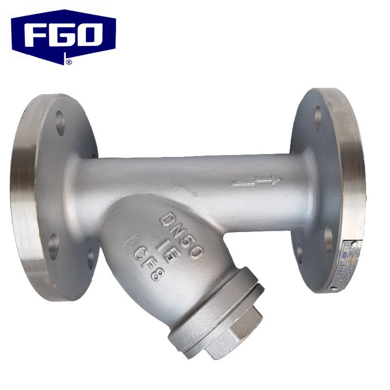 FGO不锈钢Y型过滤器316法兰连接16公斤GL41H-16R备注目数