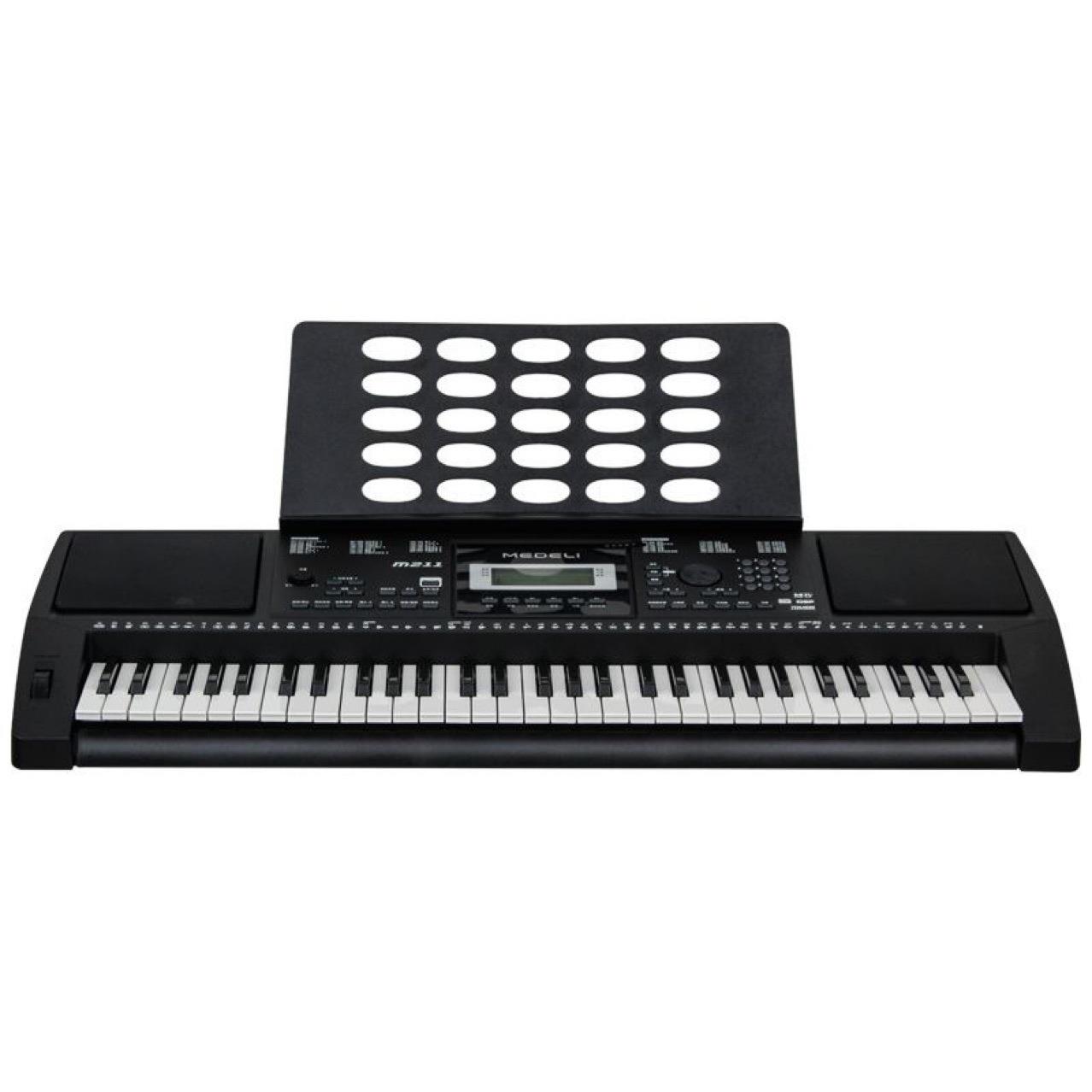 Medeli美得理M211儿童初学电子琴成人入门电子琴61键力度琴