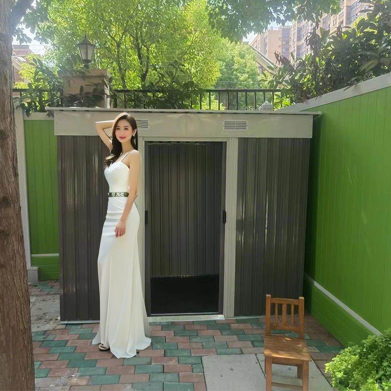 户外移动房简易房储物房组合屋铁皮屋临时房仓库房收纳房活动板房