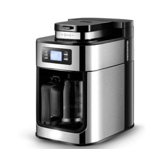 咖啡机研磨一体机磨豆现磨全自动速溶煮咖啡壶办公室商用家用小型