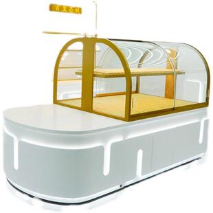 面包柜蛋糕柜面包展示柜实木玻璃烤漆柜台糕点柜面包店柜台定制柜