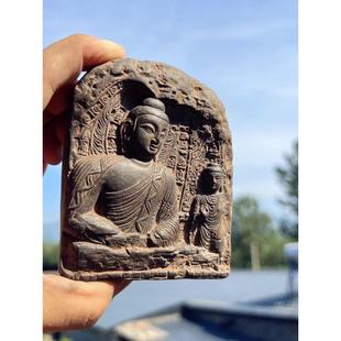 山西云冈文创礼品云冈石窟非遗砖雕瓦当文房摆件镇纸佛像摆件