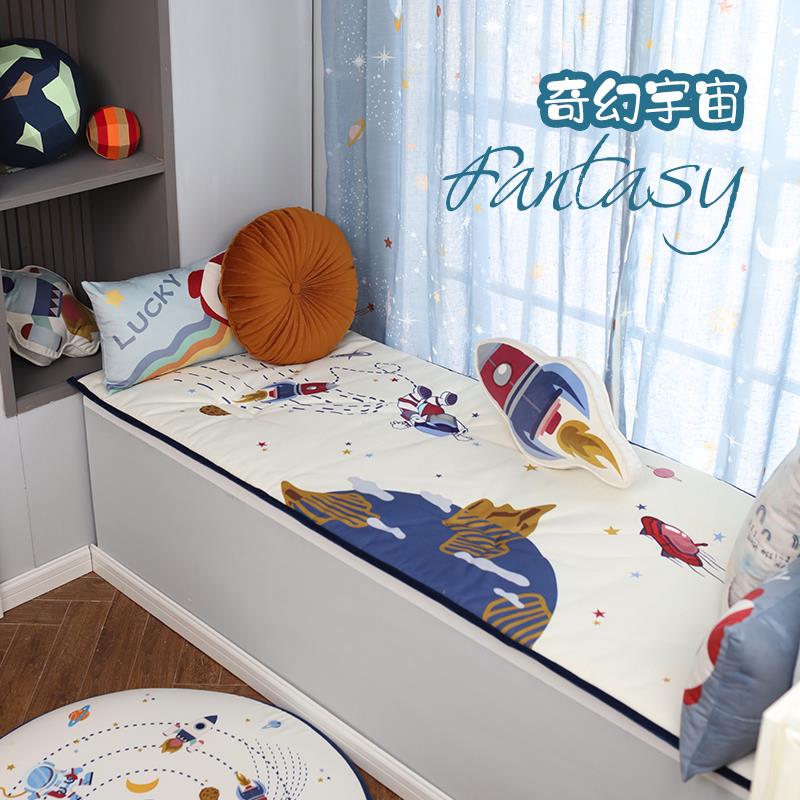 飘窗垫窗台垫榻榻米卡座垫冬季定制定做卡通儿童房男孩女孩可机洗