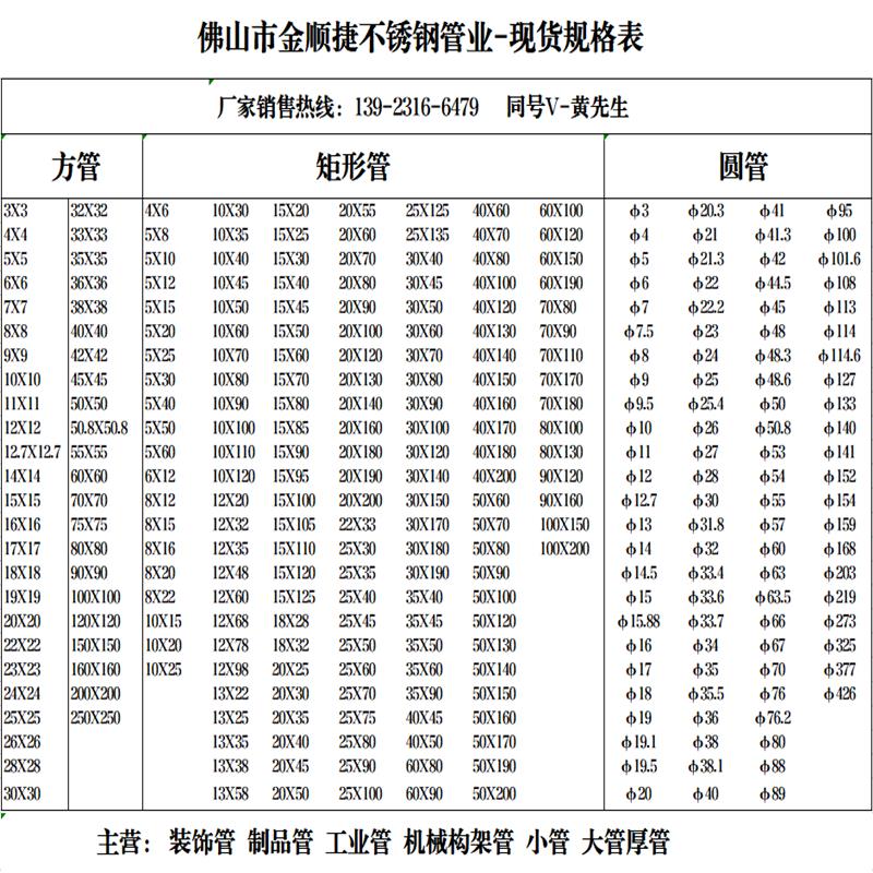 国标201 304 316不锈钢空心方管扁管25X30X40X42X45X50X60X80方通