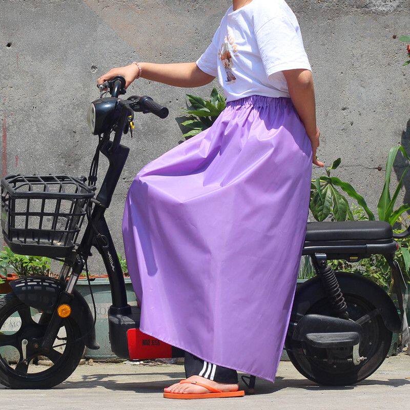 电动电瓶车防晒裙防走光