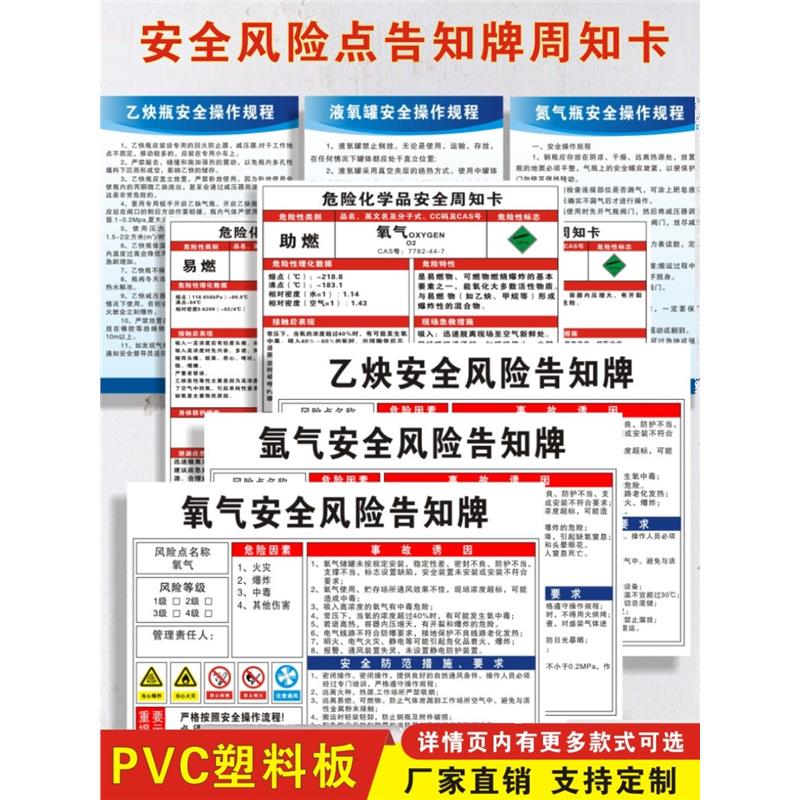 危险化学品安全风点告知牌