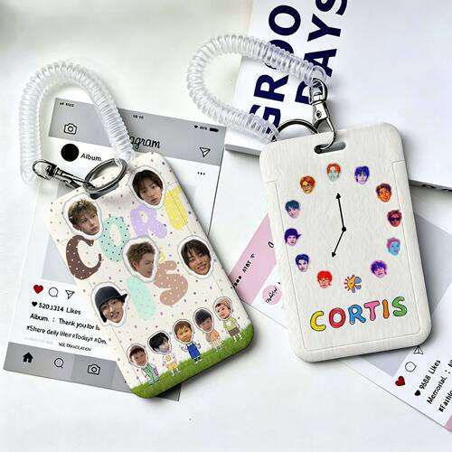 男团cortis学生滑盖卡套