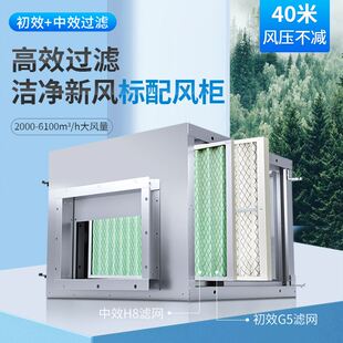 离心风机过滤空调风柜工业商用消防排烟新风系统风箱 柜式