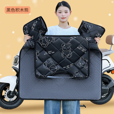 2025新款挡风被电动车冬季加绒加厚防水电瓶车四季通用小型防风罩