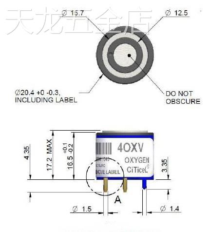 新款CITY4OXV氧气传感器探头AAY80-390R40xLL4OX2OXYGENCITICELr