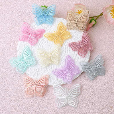 装饰贴双层蝴蝶衣服修补贴